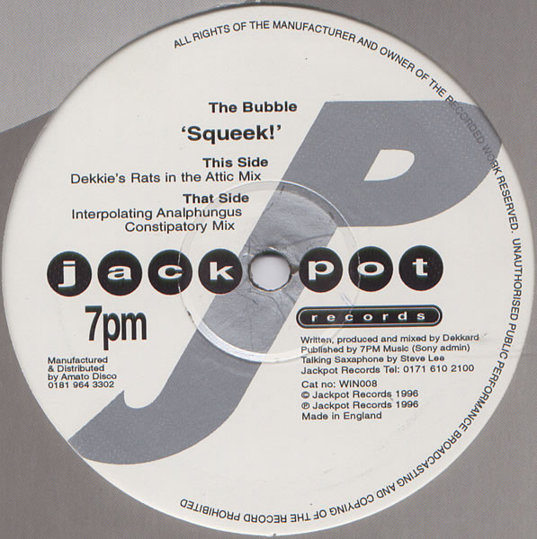 The Bubble - Squeek! | Jackpot (WIN008)