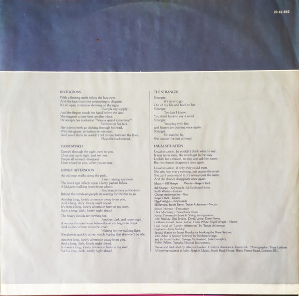 Shakatak - Invitations | Polydor (23 83 652) - 4