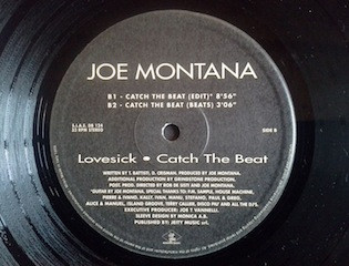 Joe Montana - Lovesick / Catch The Beat | Dream Beat (DB 124) - 3
