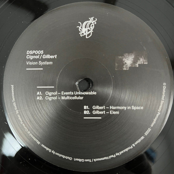 Cignol / Gilbert - Vision System | Distorted Sensory Perception (DSP005) - main