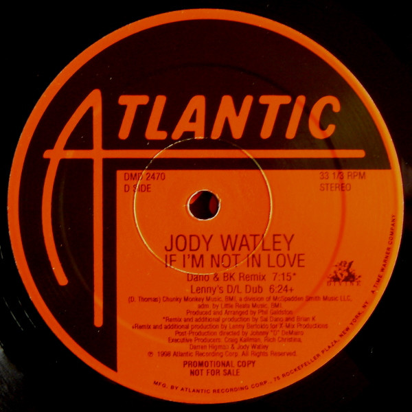 Jody Watley - If I'm Not In Love | Atlantic (DMD 2470) - 4