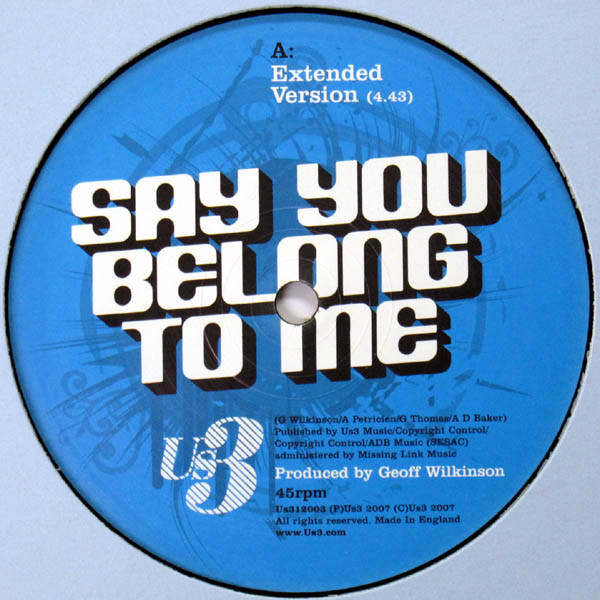Us3 - Say You Belong To Me | Us3 (Us312003) - 2