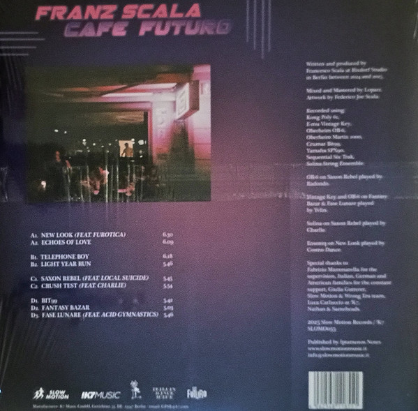 Franz Scala - Cafe Futuro | Slow Motion Records (SLOMO055) - 2