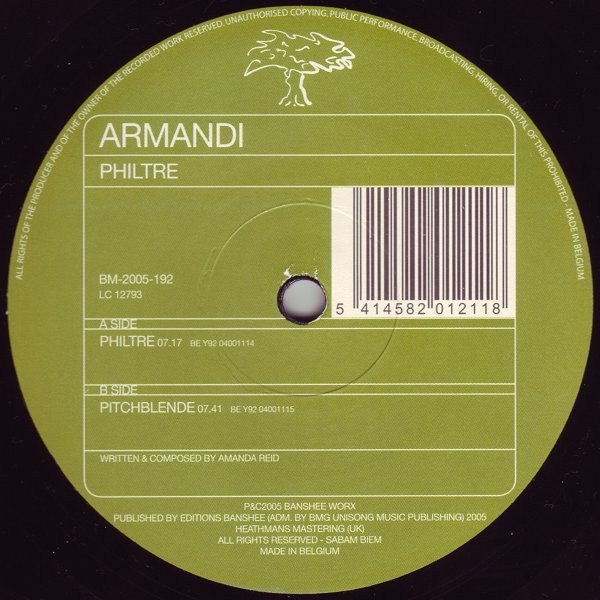 Armandi - Philtre | Bonzai Music (BM-2005-192) - main