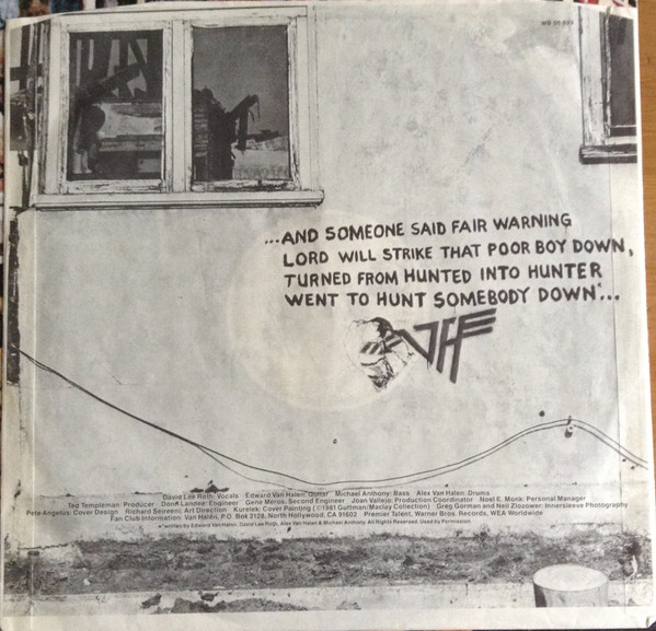 Van Halen - Fair Warning | Warner Bros. Records (WB 56 899) - 3 Van Halen - Fair Warning | Warner Bros. Records (WB 56 899) - 3