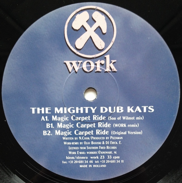 Mighty Dub Katz - Magic Carpet Ride | Work Records (WORK 23) - 4