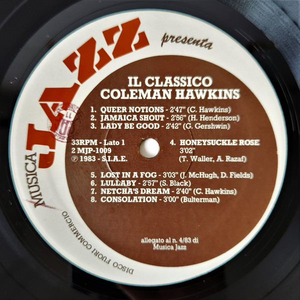 Coleman Hawkins - Il Classico Coleman Hawkins | Musica Jazz (2MJP 1009) - 3