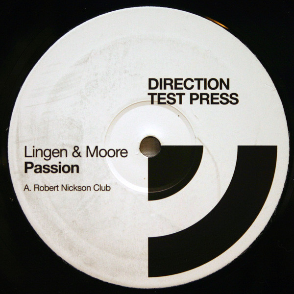 Lingen & Moore - Passion (Robert Nickson Mixes) | Direction Records (XPR3789) - main