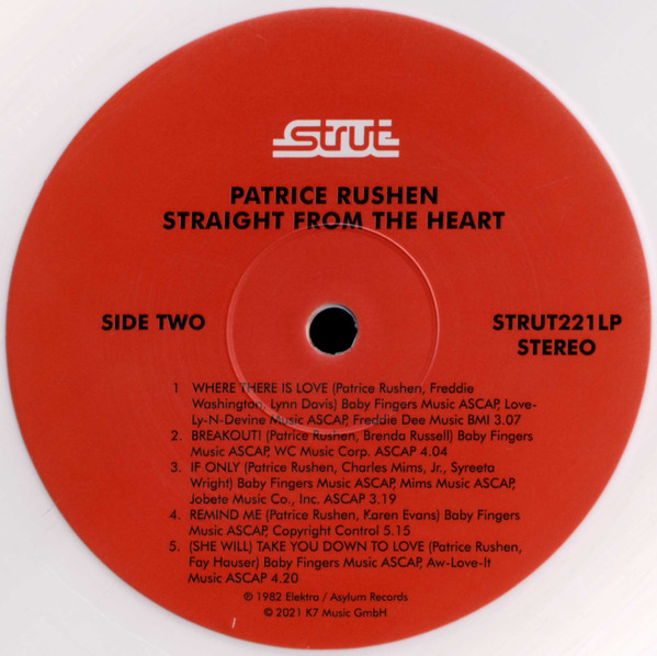 Patrice Rushen - Straight From The Heart | Strut (STRUT221LP) - 2 Patrice Rushen - Straight From The Heart | Strut (STRUT221LP) - 2