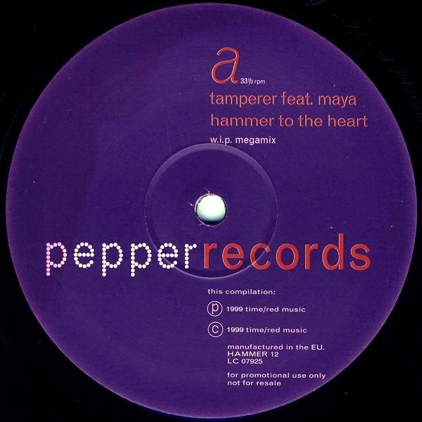 The Tamperer - Hammer To The Heart | Pepper Records (HAMMER 12) - 3