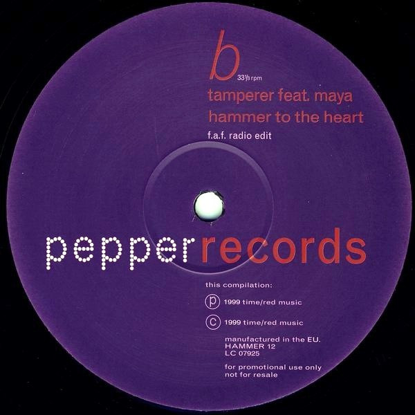 The Tamperer - Hammer To The Heart | Pepper Records (HAMMER 12) - 4