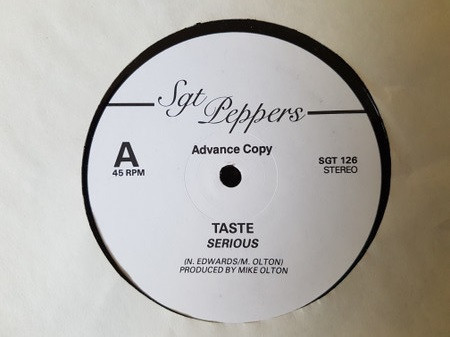Taste - Serious | Sgt Peppers (SGT 126)