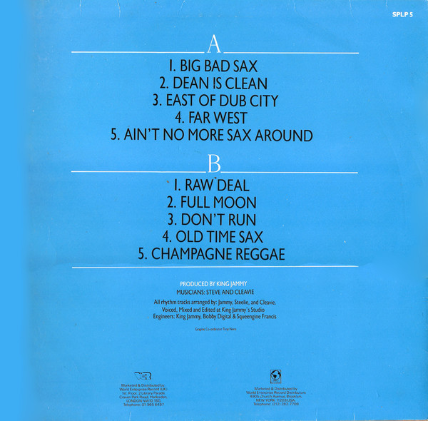 Dean Fraser - Big Bad Sax | Super Power (SPLP 5) - 2