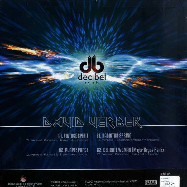 David Verbek - Vintage Spirit | Decibel Records (DB 001) - 2