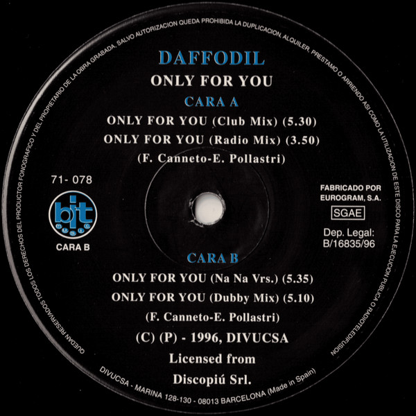 Daffodil - Only For You | Bit Music (71-078) - 3
