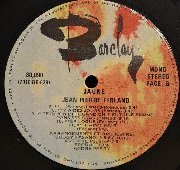 Jean-Pierre Ferland - Jaune | Barclay (80.090) - 4