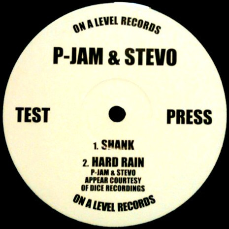 P Jam & Stevo - Shank / Hard Rain | On A Level Records (OAL 4)