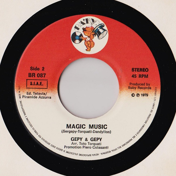 Gepy & Gepy - Angelo Blu | Baby Records (BR 087) - 4