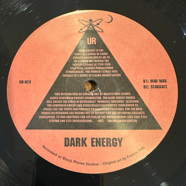 Underground Resistance - Dark Energy | Underground Resistance (UR-029) - 2