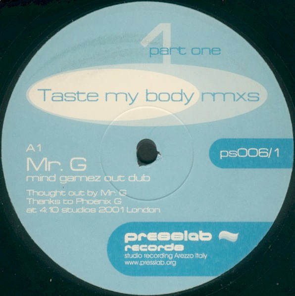 Presslaboys - Taste My Body Rmxs | Presslab Records (PS 006/1) - main Presslaboys - Taste My Body Rmxs | Presslab Records (PS 006/1) - main