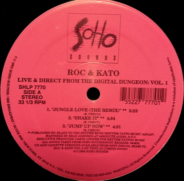 Roc & Kato - Live And Direct From The Digital Dungeon: Vol. 1 | Soho Sounds (SHLP 7770) Roc & Kato - Live And Direct From The Digital Dungeon: Vol. 1 | Soho Sounds (SHLP 7770)
