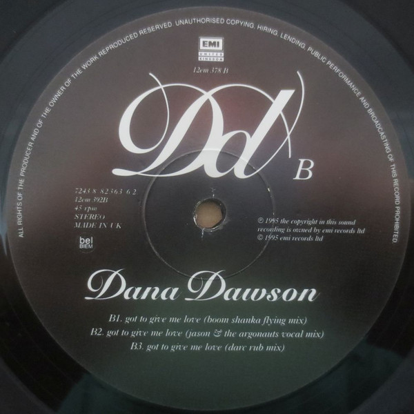 Dana Dawson - Got To Give Me Love | EMI (12EM 392) - 4 Dana Dawson - Got To Give Me Love | EMI (12EM 392) - 4