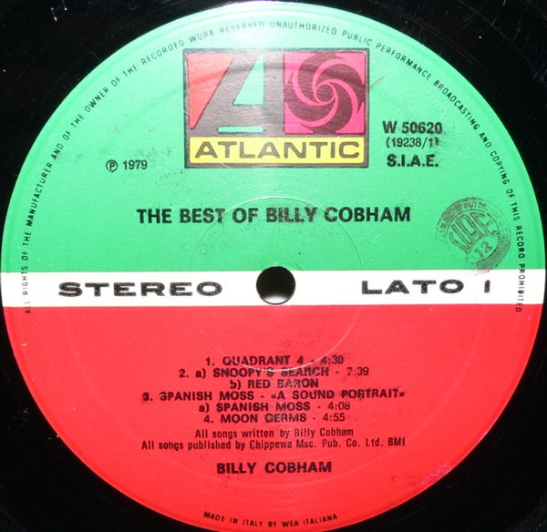 Billy Cobham - The Best Of Billy Cobham | Atlantic (W 50620) - 3 Billy Cobham - The Best Of Billy Cobham | Atlantic (W 50620) - 3