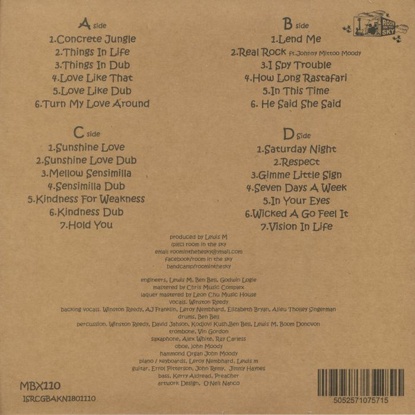 Winston Reedy & Salute - Vision In Life | Room In The Sky (MBX110) - 2