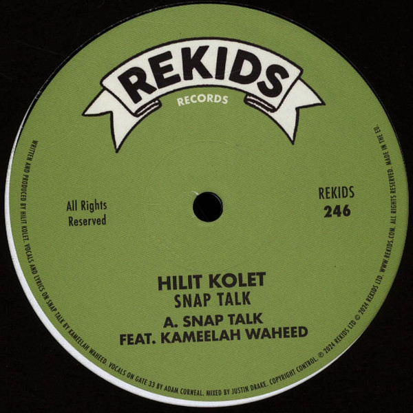 Hilit Kolet - Snap Talk | REKIDS (REKIDS246) - 2
