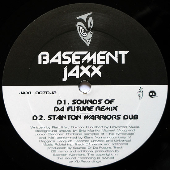Basement Jaxx - Where's Your Head At | XL Recordings (JAXL 007) - 5