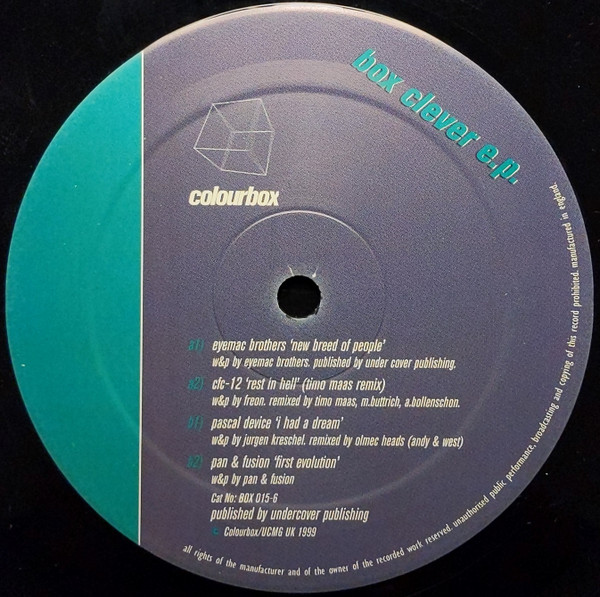 Various - Box Clever E.P. | Colourbox (BOX 015-6)