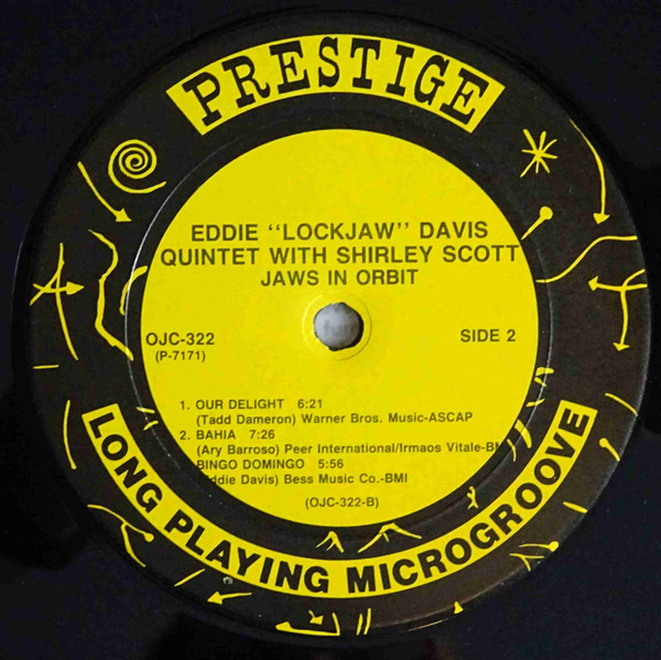 The Eddie "Lockjaw" Davis Quintet With Shirley Scott - Jaws In Orbit | Original Jazz Classics (OJC-322) - 4