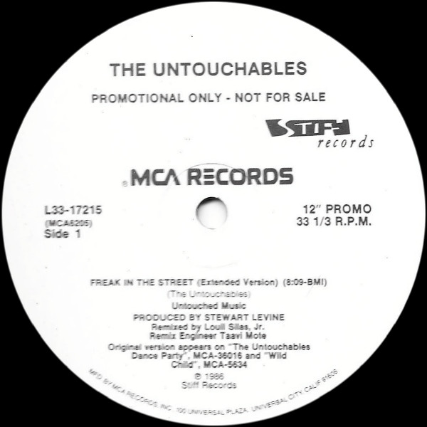 The Untouchables - Freak In The Street | MCA Records (L33-17215) The Untouchables - Freak In The Street | MCA Records (L33-17215)