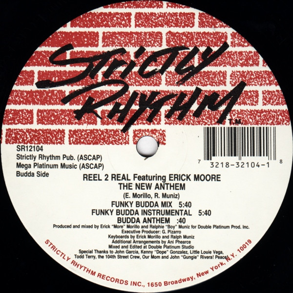 Reel 2 Real Featuring Erick Morillo - The New Anthem | Strictly Rhythm (SR12104) - 2