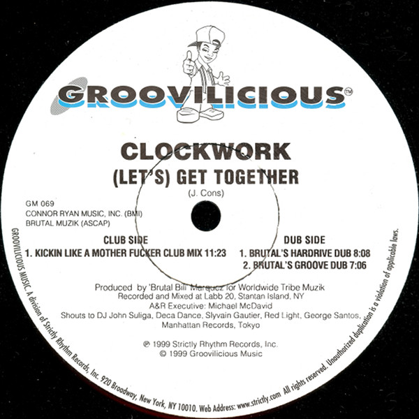 Clockwork - (Let's) Get Together | Groovilicious (GM 069) - 3