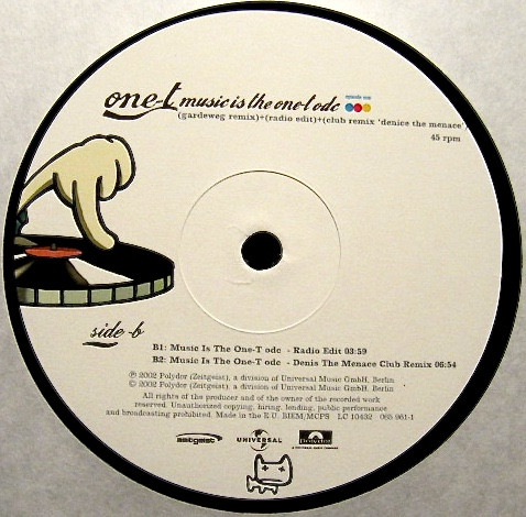 One-T - Music Is The One-T Odc | Zeitgeist (065 961-1) - 4