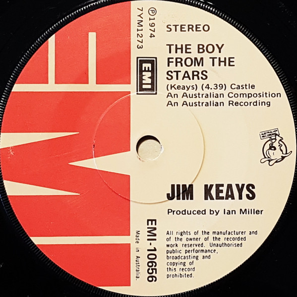 Jim Keays - The Boy From The Stars | EMI (EMI-10656)