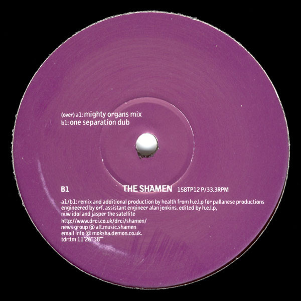 The Shamen - Heal (The Separation) | One Little Indian (158TP12P) - main
