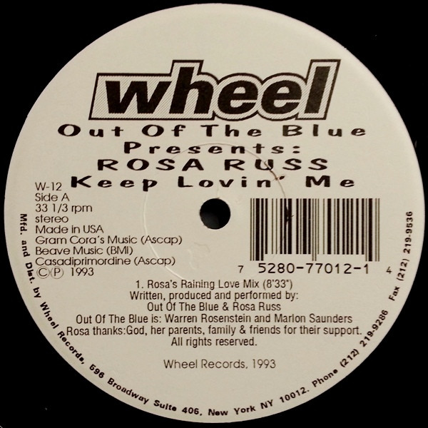 Out Of The Blue Presents Rosa Russ - Keep Lovin' Me | Wheel Records (W-12) Out Of The Blue Presents Rosa Russ - Keep Lovin' Me | Wheel Records (W-12)
