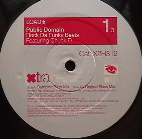 Public Domain Featuring Chuck D - Rock Da Funky Beats | Xtrahard (X2H312) - 6