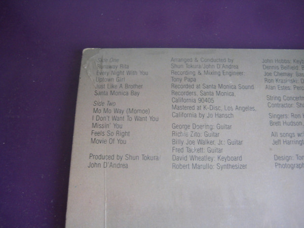 Leif Garrett - My Movie Of You | Scotti Bros. Records (S 90.514) - 4