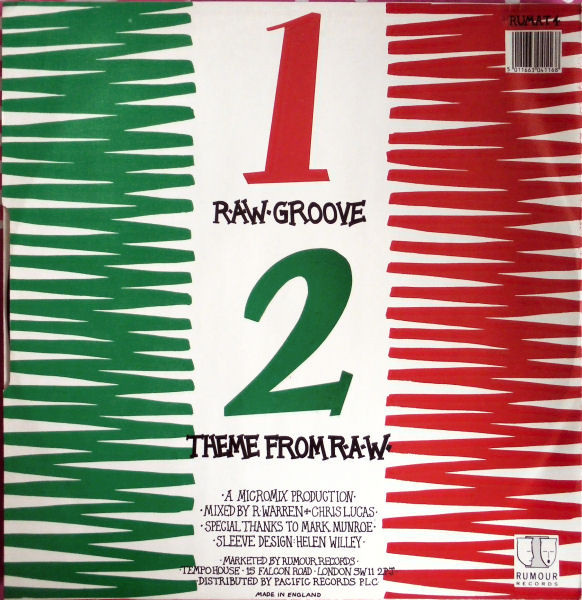 R.A.W. - R.A.W. Groove | Rumour Records (RUMAT 4) - 2