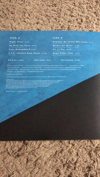 The Bill Evans Trio - On A Monday Evening | Fantasy (FAN00096) - 3