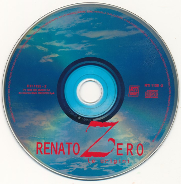 Renato Zero - Le Origini | RTI Music (RTI 1125 - 2) - 3 Renato Zero - Le Origini | RTI Music (RTI 1125 - 2) - 3