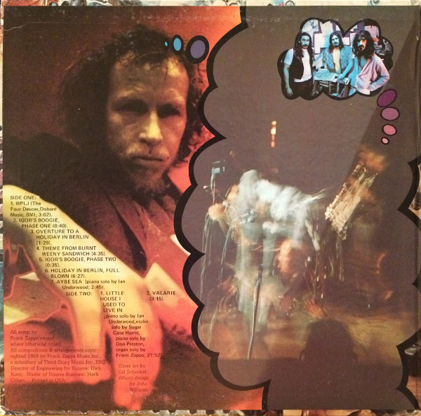 The Mothers - Burnt Weeny Sandwich | Bizarre Records (RS 6370) - 2