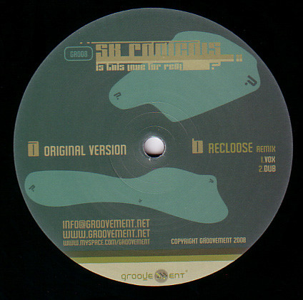 SK Radicals - Is This Love For Real? | Groovement (GR008) - main