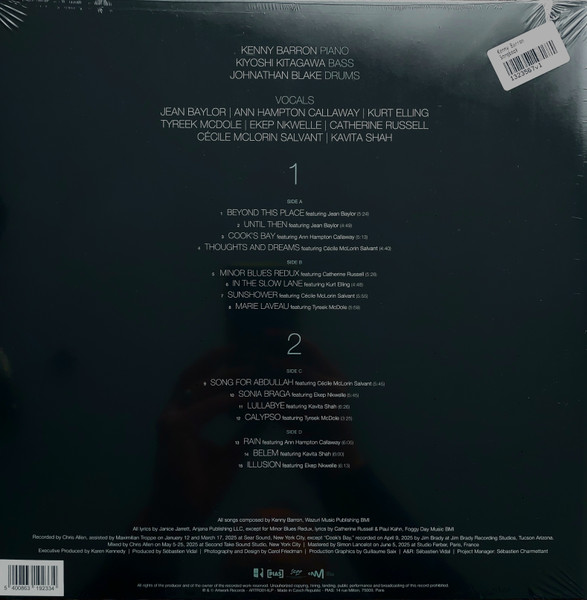 Kenny Barron - Songbook | Artwork Records (ARTR0014LP) - 2