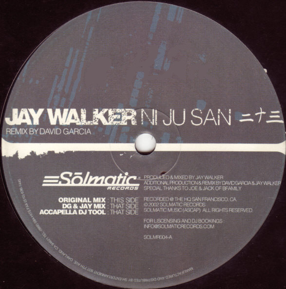 Jay Walker - Ni Ju San | Solmatic Records (SOLMR-004)