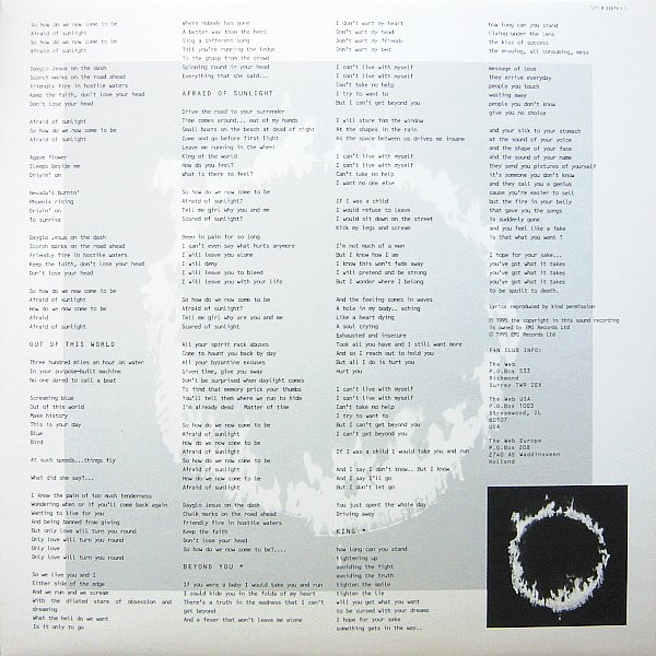 Marillion - Afraid Of Sunlight | EMI United Kingdom (EMD 1079) - 4