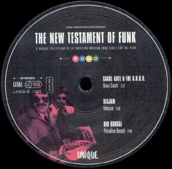 Various - The New Testament Of Funk 2000 | Unique (UNIQUE 035) - 2